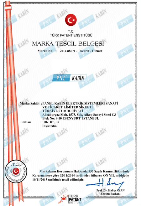 Trademark Registration Certificate