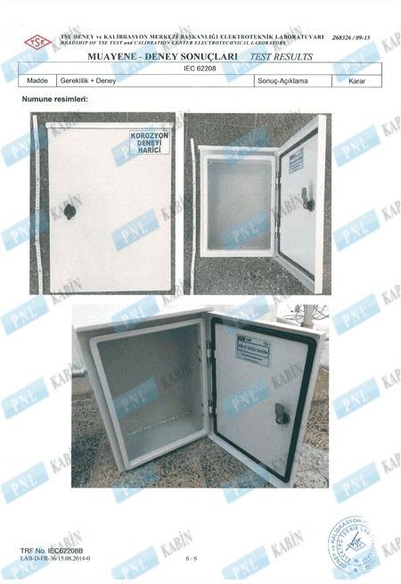TSE IEC 62208 Corrosion Test Report-1